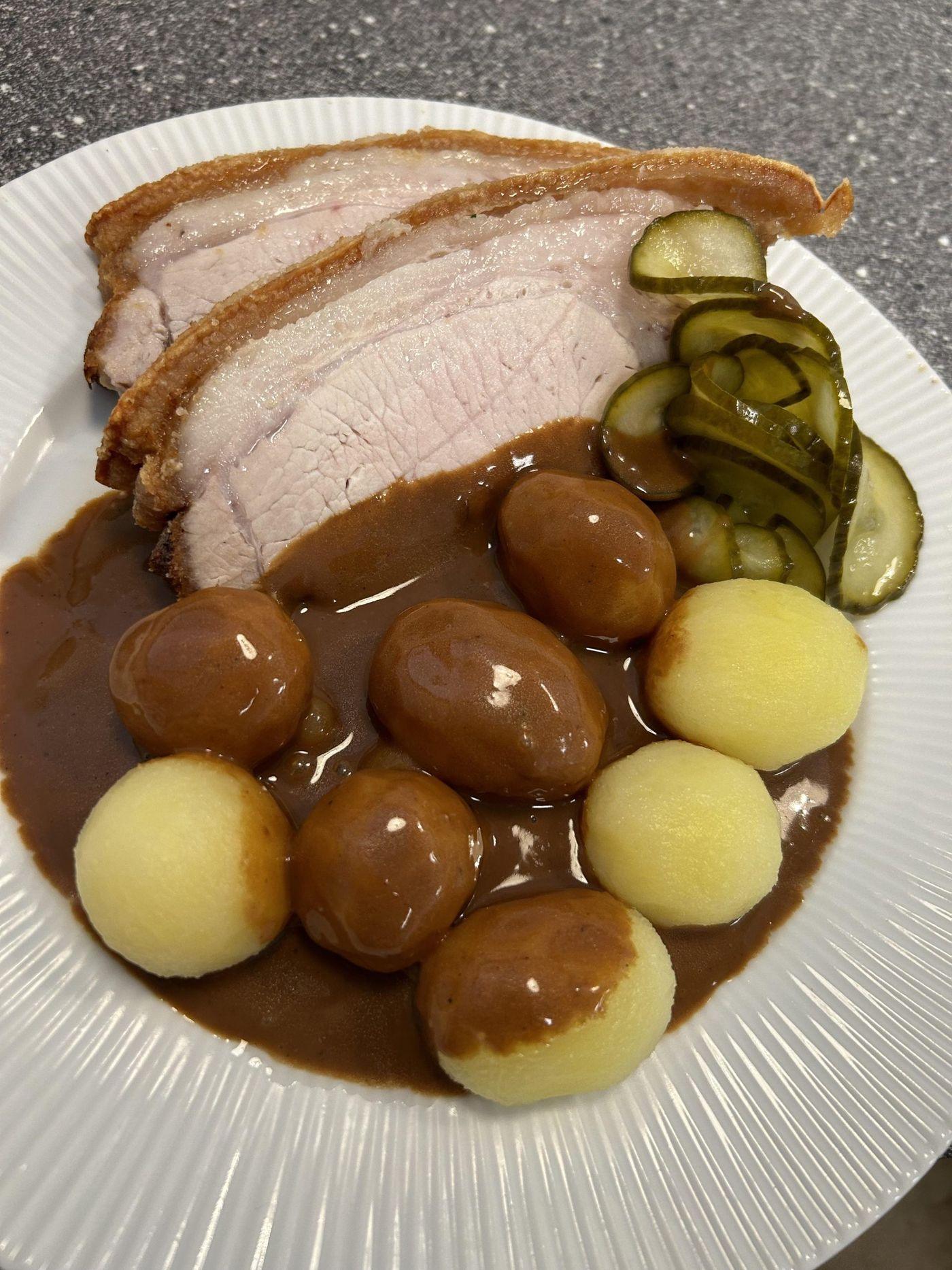 Dansk kro-mad fra køkkenet